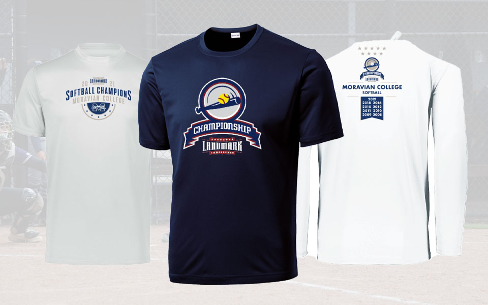 Landmark Conference championship t-shirts.