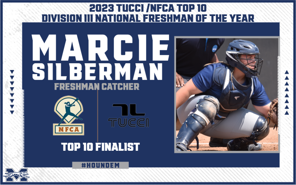Marcie Silberman graphic for NFCA Freshman of the Year Finalist