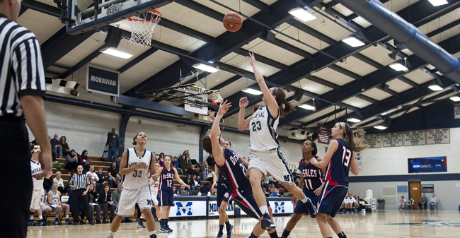 #23 Moravian Falls to #12/13 Catholic, 79-75, in Overtime