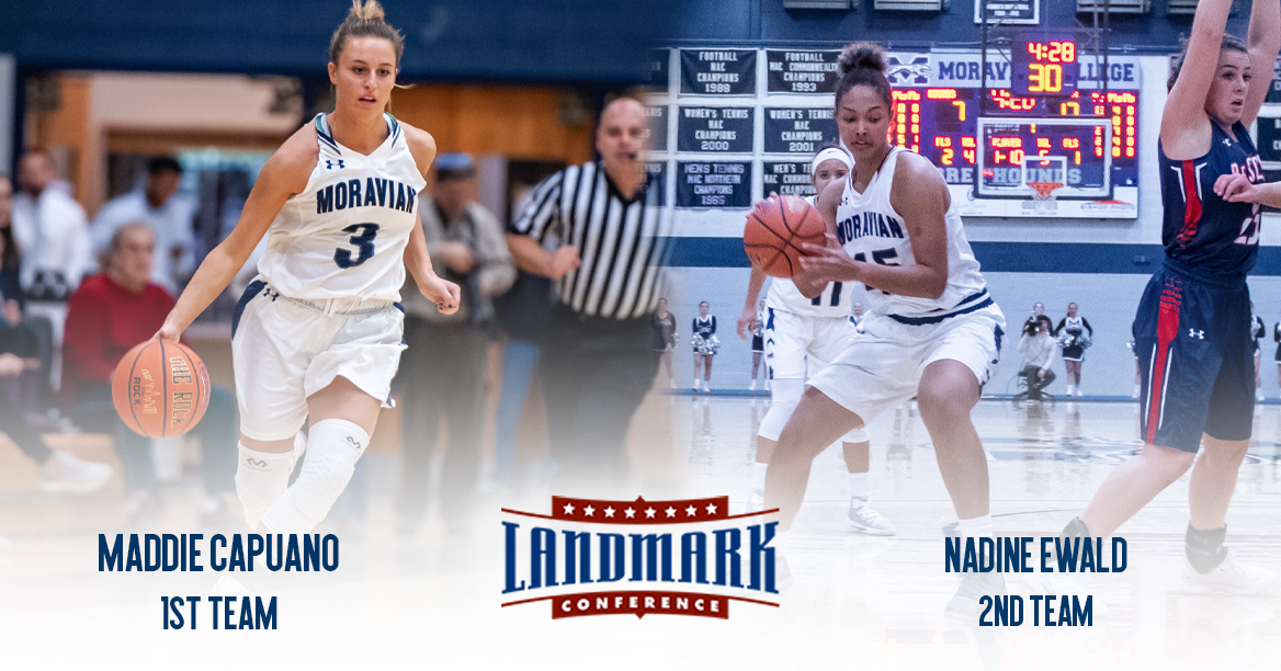 Maddie Capuano and Nadine Ewald selected to 2019 Landmark All-Conference Teams.