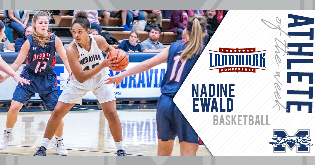 Nadine Ewald honored as Landmark Conference Women's Basketball Athlete of the Week