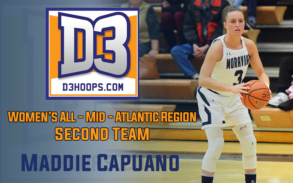 Senior Maddie Capuano honored on D3hoops.com All-Mid-Atlantic Region Second Team
