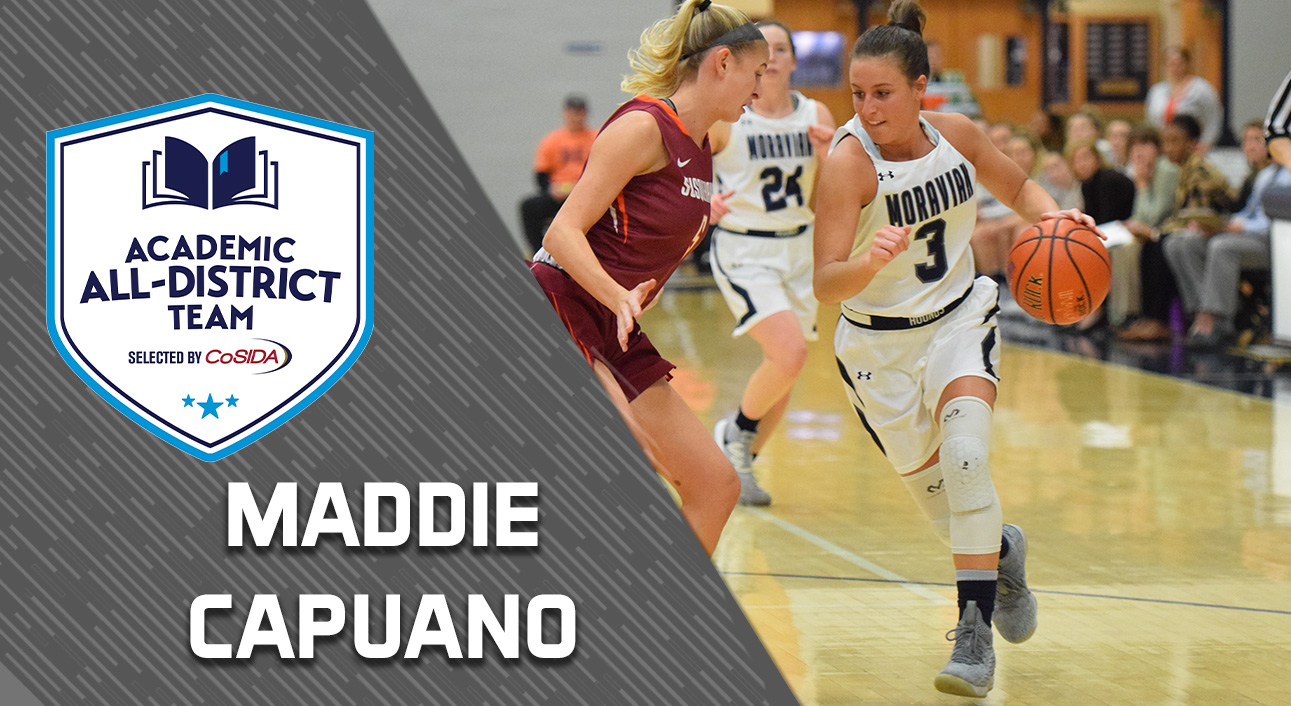 Senior Maddie Capuano named to the CoSIDA Academic All-District Team.