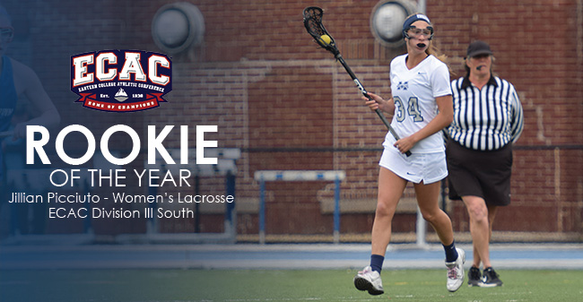 Picciuto Selected as 2016 ECAC DIII South Rookie of the Year
