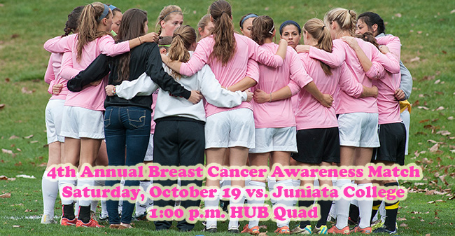 Women's Soccer Hosting Breast Cancer Awareness Match Saturday