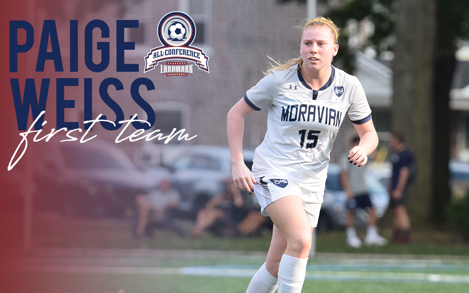 Paige Weiss honored on Landmark Women's Soccer All-Conference First Team