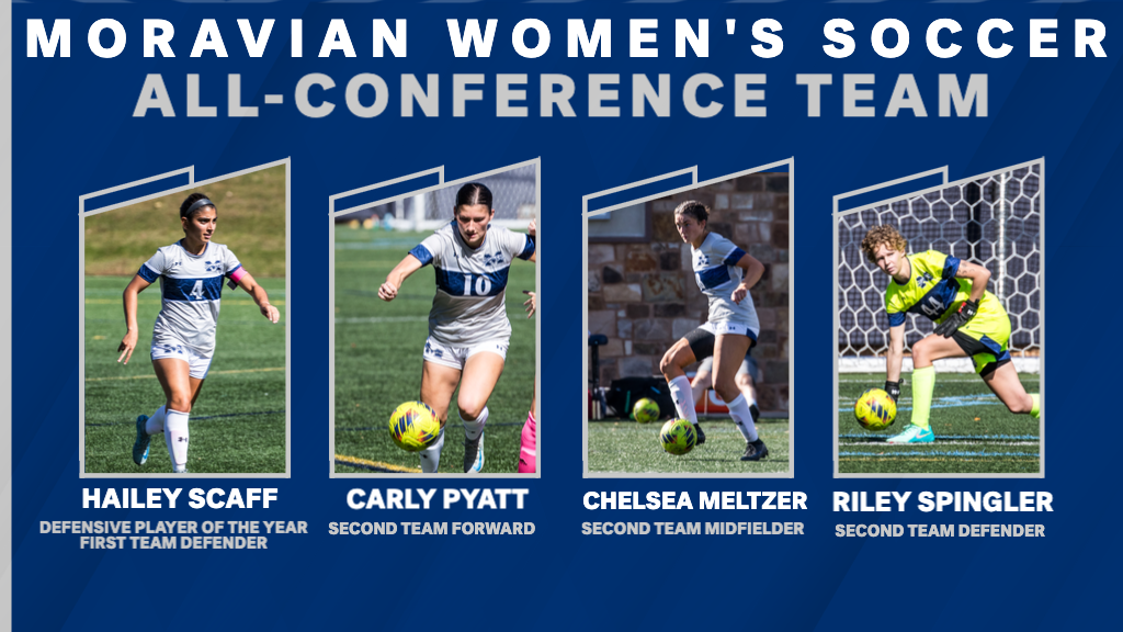 action pictures of women's all-conference selections