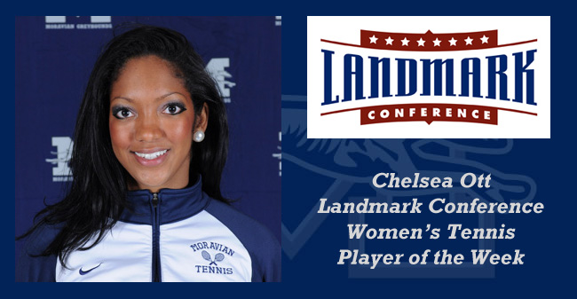Ott Honored as Landmark Conference Women's Tennis Player of the Week