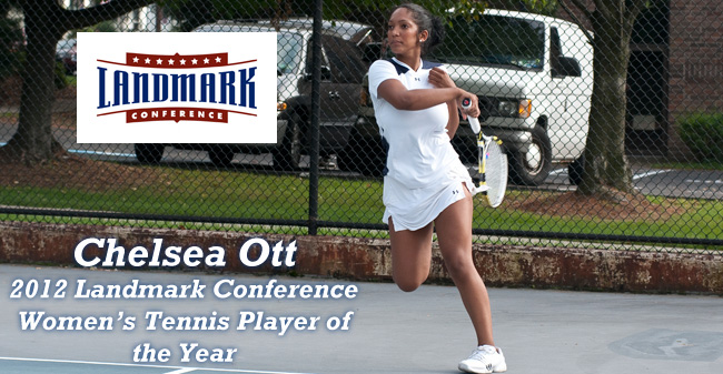 Ott Named Landmark Women's Tennis Player of the Year; Four Greyhounds Earn All-Conference Honors