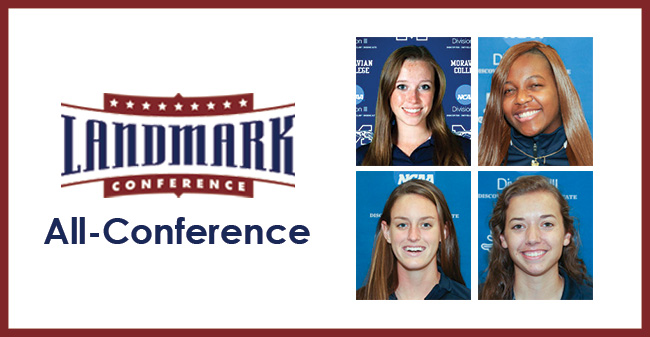 Four Greyhounds Named to Landmark All-Conference Women's Tennis Teams