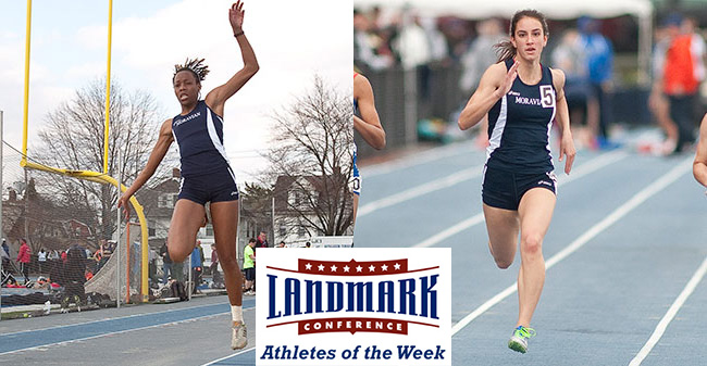 Leonard & Sutter Honored as Landmark Women's Track & Field Athletes of the Week