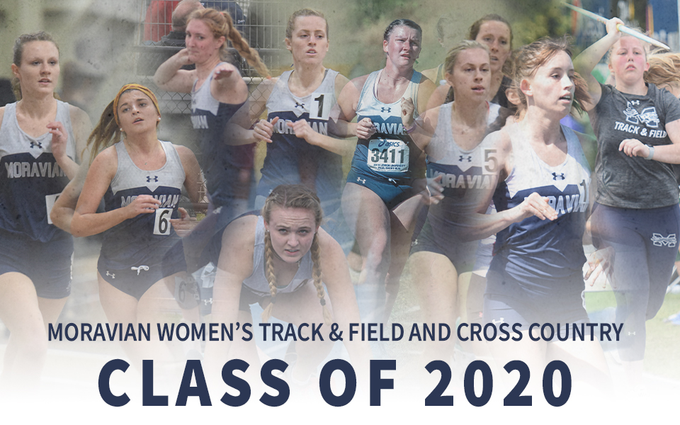 2020 Moravian College Women's Track & Field and Cross Country Seniors.