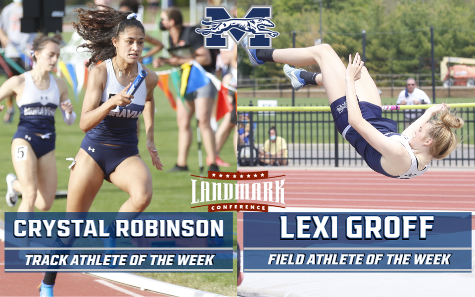 crystal robinson and lexi groff competing for landmark conference award graphic.