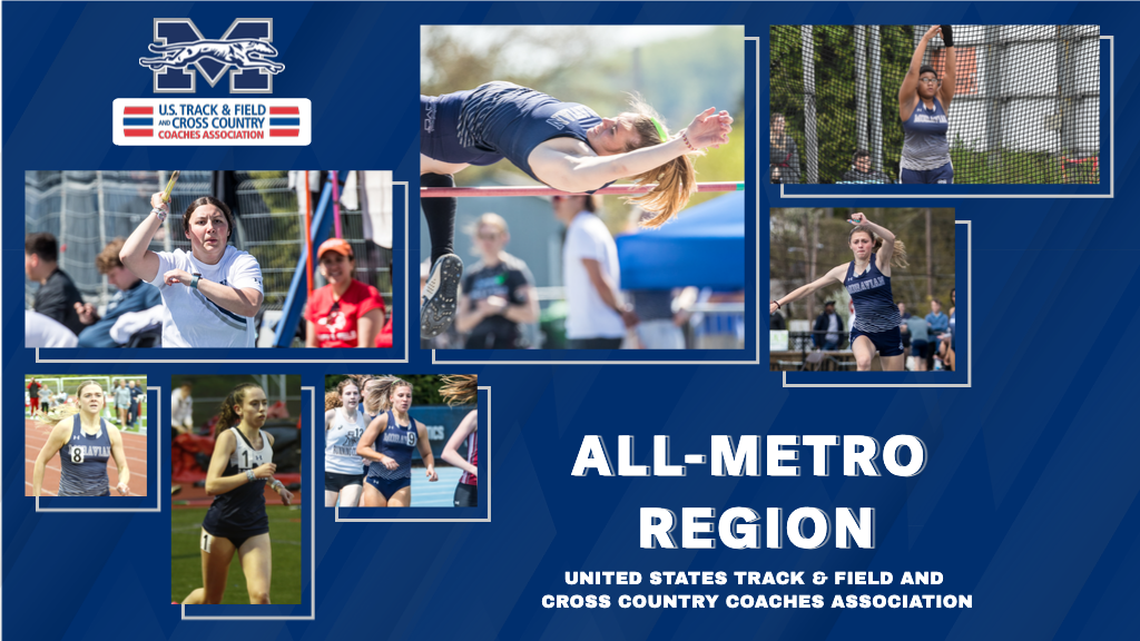 Action pictures of women's track and field all-region honorees