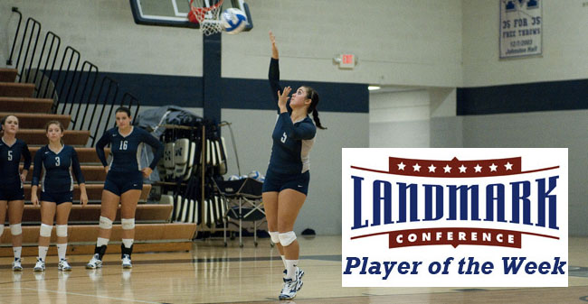 Brown Named Landmark Women's Volleyball Player of the Week