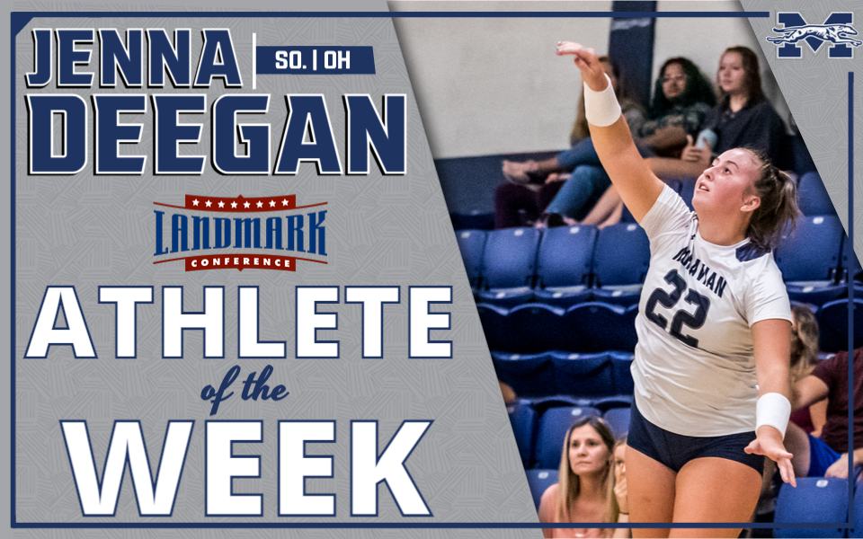 Jenna Deegan action for Landmark Conference Athlete of the Week