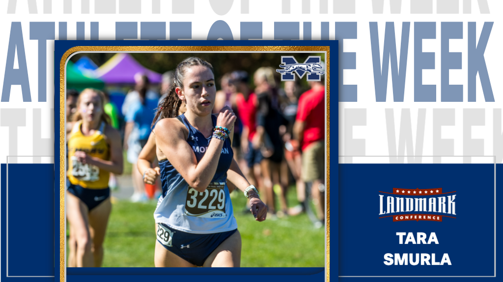 Tara Smurla for Landmark Conference Athlete of the Week graphic