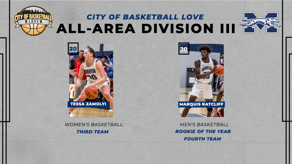 Tessa Zamolyi and Marquis Ratcliff for City of Basketball Love All-Area Teams