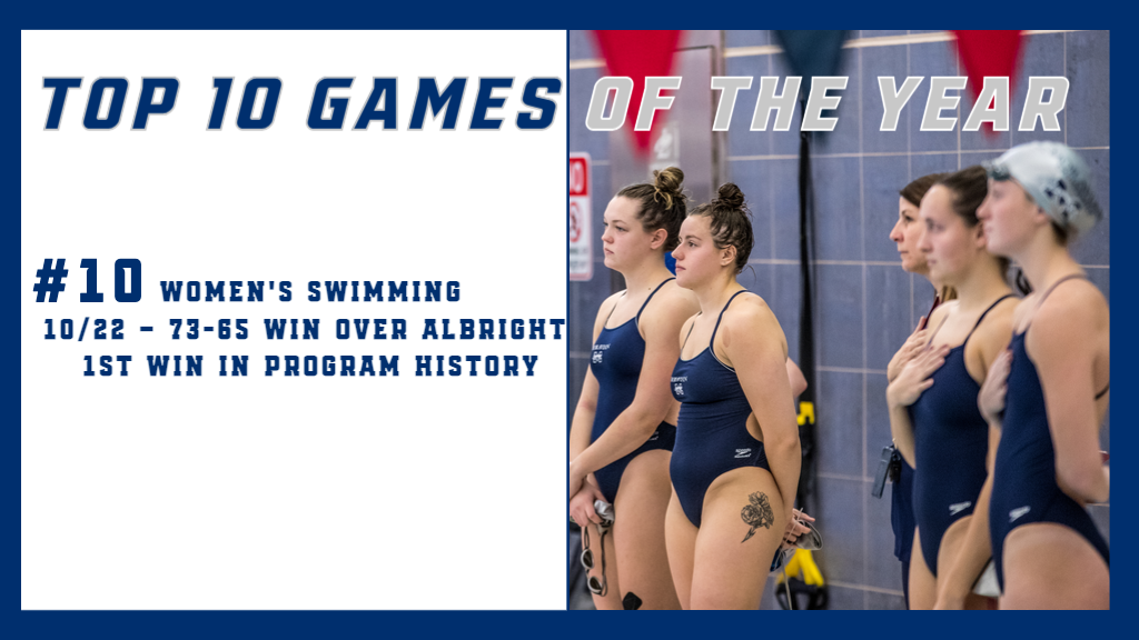 Women's swimming for top 10 games of the year