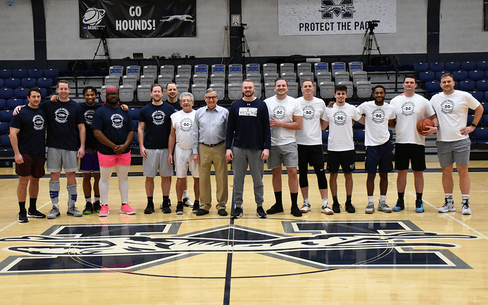 The Men's Basketball Program held their Annual Alumni Game in Johnston Hall.