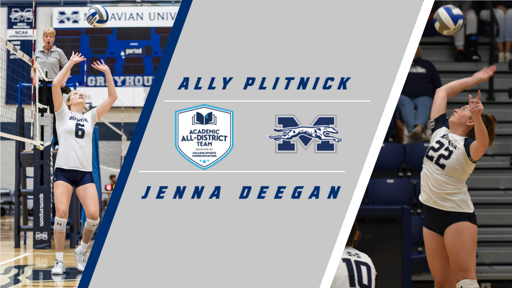Ally Plitnick and Jenna Deegan for CSC Academic All-District.